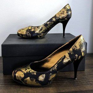 MARBLE Gold Giuseppe Zanotti Heel Shoe